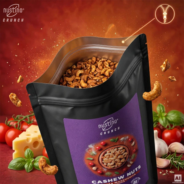 Nustino Crunch – καβουρδισμένα κάσιους – Pizza Margherita 200 γρ.