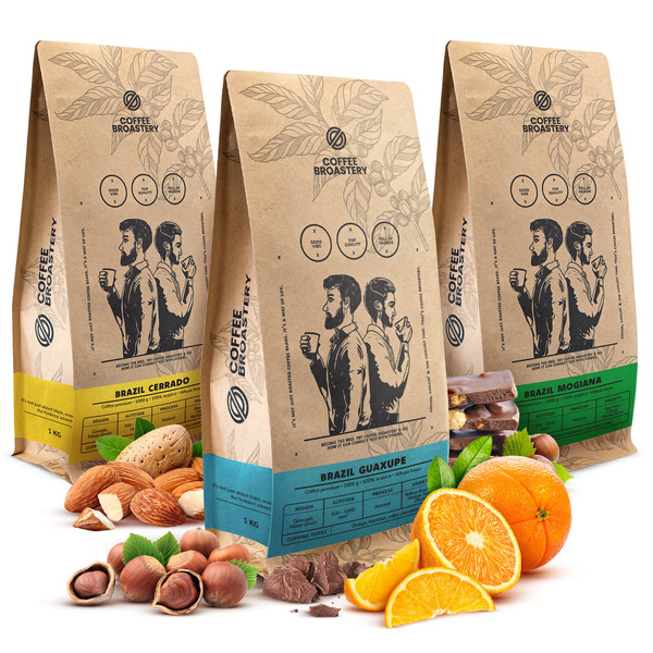 Σετ καφέ Bro Coffee Roastery Brazil Samba + Brazil Guaxupe + Brazil Cerrado 3x1kg (3kg)