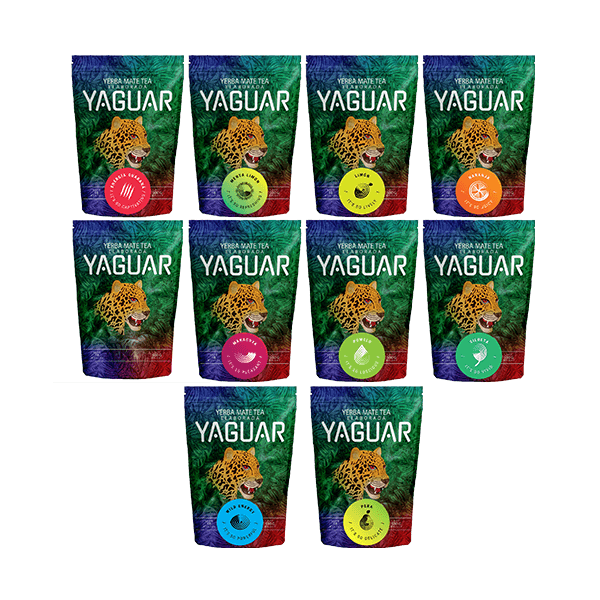 Mega Set Yerba Mate Yaguar Διάφορα 10x 0.5kg