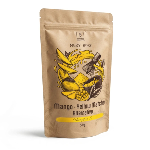 Mary Rose – Yellow Matcha Alternative – Μάνγκο (σε σκόνη) 50 γρ