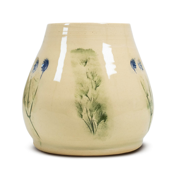 Κεραμική κούπα μάτε Flora Blue 300 ml – Σειρά Crater