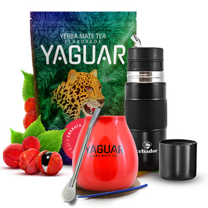 Σετ Yerba Mate Yaguar Energia 500g 0,5kg Yerbomos + Calabash + Bombilla