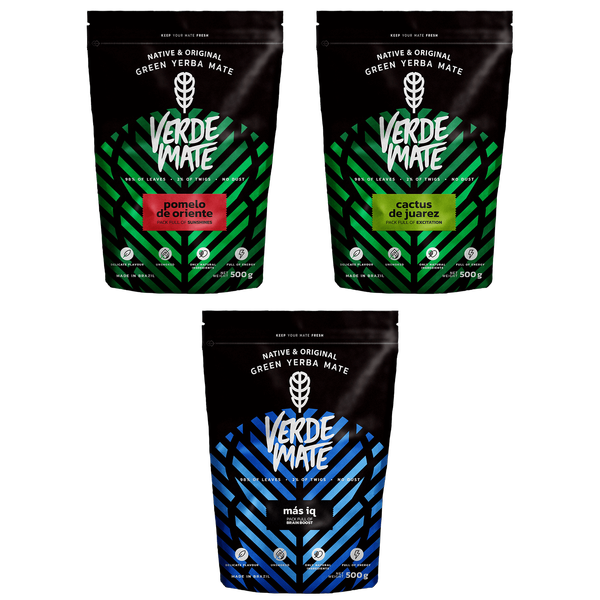 Yerba Verde Mate Green 3x500g various blends