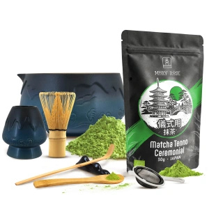 Τελετουργικό σετ παρασκευής τσαγιού matcha: ιαπωνική βιολογική matcha 30g + αξεσουάρ