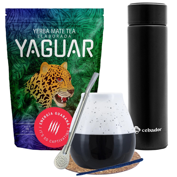 Σετ Yerba Mate Yaguar Energia 500g + Θερμός