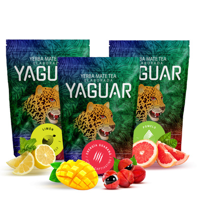 Yerba Mate Yaguar 3x500g Διάφορα μείγματα