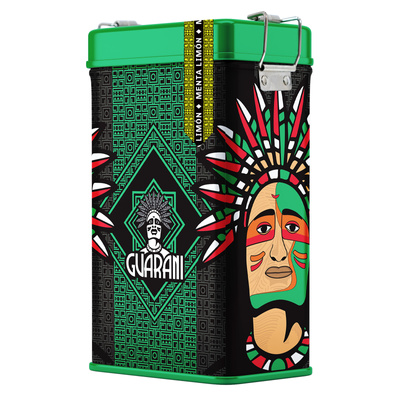 Yerbera – Μεταλλικό κουτί + Guarani Menta Limón 0,5 κιλά