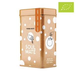 Yerbera – Μεταλλικό κουτί + Soul Mate Orgánica Anís 0,5 κιλά