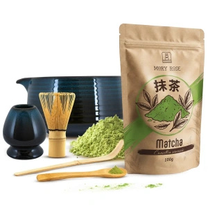 Σετ παρασκευής τσαγιού Matcha: matcha 100g + αξεσουάρ