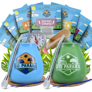 Yerba Mate Rio Parana σετ εκκίνησης για ζευγάρι αξεσουάρ