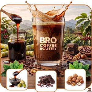 Bro Coffee Roastery – Καφές ολόκληρος Pure Crema 400 γρ