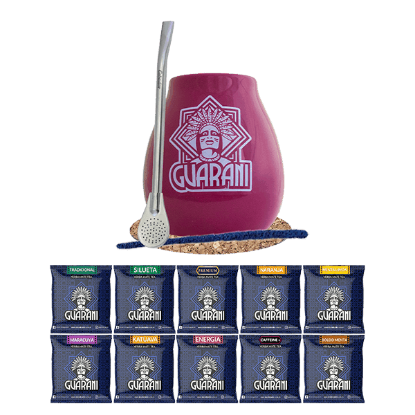 Σετ Yerba Mate 10x50g Calabash + Bombilla