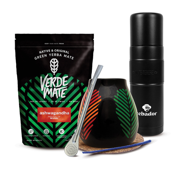 Σετ Yerba Mate Verde Mate 400γρ 0,4κιλά Yerbomos XL + Καλαμπάς  + Bombilla