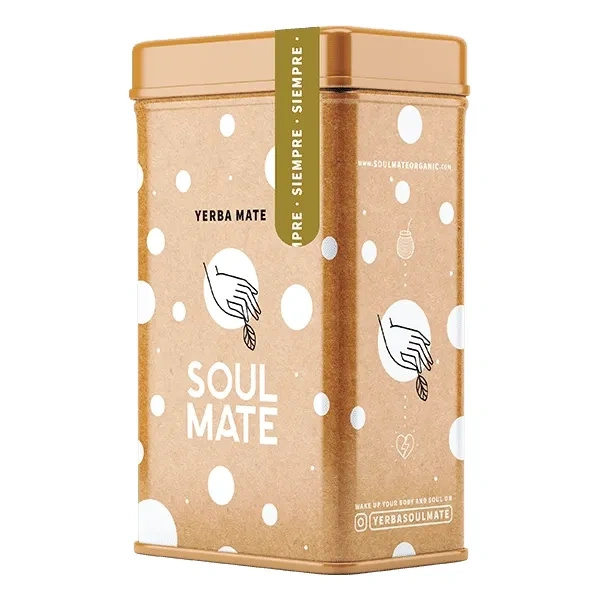 Yerbera – Μεταλλικό κουτί + Soul Mate Orgánica Siempre 0,5 κιλά