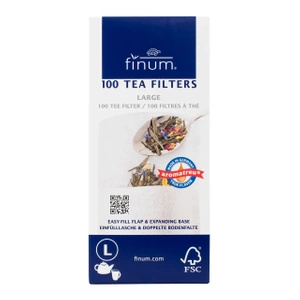 Χάρτινα φίλτρα τσαγιού - μέγεθος L (100 τεμάχια)