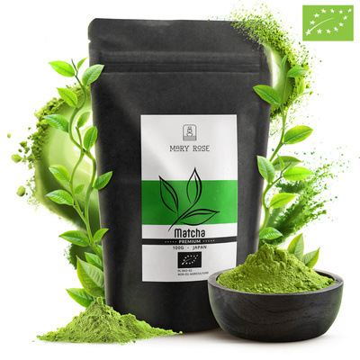 Mary Rose – Ιαπωνικό πράσινο τσάι Matcha (BIO) Premium 100 g