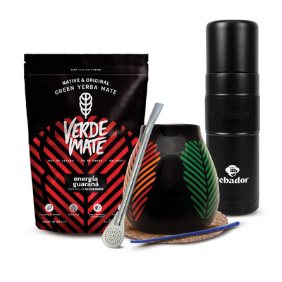 Σετ Yerba Mate Verde Mate 400γρ 0,4κιλά Yerbomos XL + Καλαμπάς + Bombilla