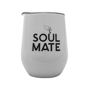 TermoLid – θερμοδοχείο για yerba mate με καπάκι – Soul Mate (λευκό) – 350 ml
