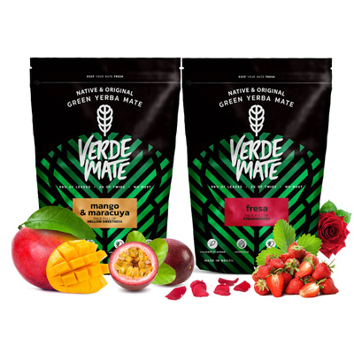 Yerba Verde Mate Mango Passion Fruit Φράουλα 2x500g