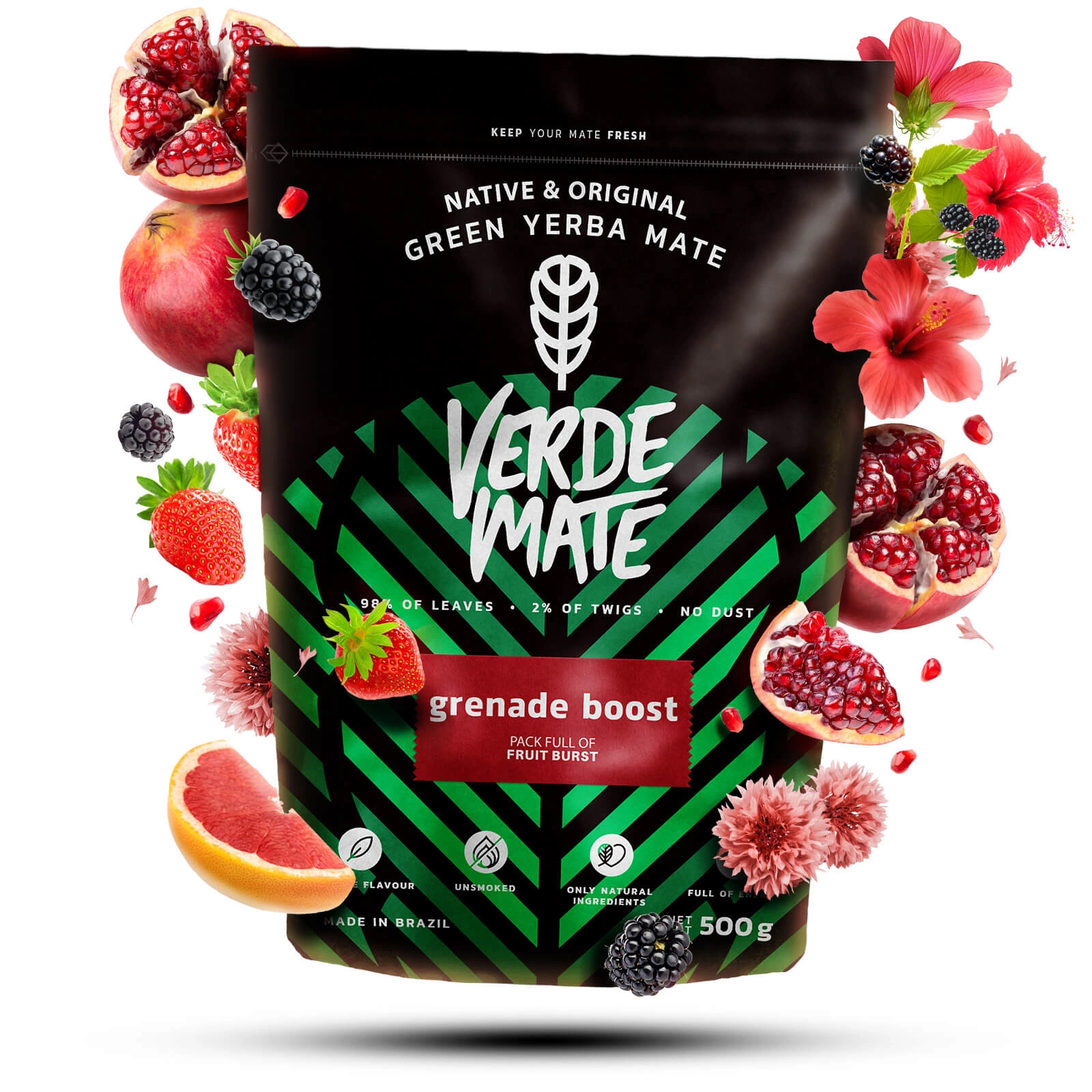Verde Mate Green Grenade Boost