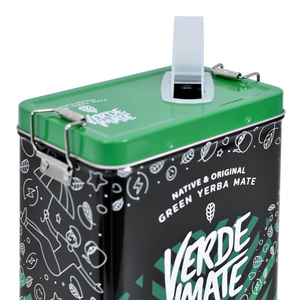 Yerbera – Μεταλλικό κουτί + Verde Mate Green Frutos Tropicales 0,5 κιλά