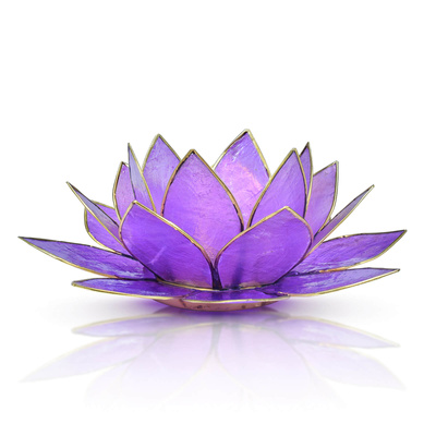 Κηροπήγιο "Lotus Flower" - μωβ