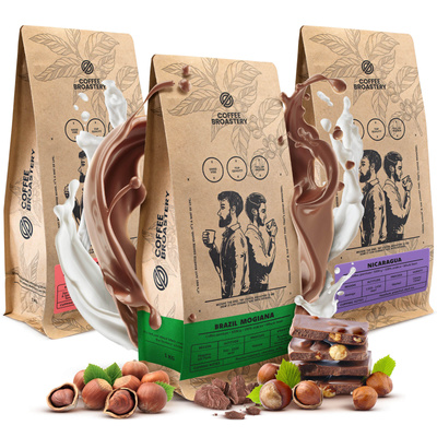 Σετ καφέ Bro Coffee Roastery Costa Rica San Rafael + Nicaragua Colibrí Azul + Brazil Samba 3x1κιλό (3κιλά)