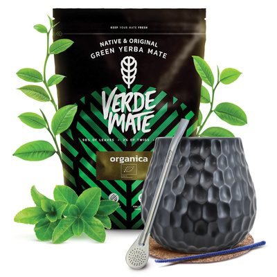 Σετ Yerba Mate Verde Mate 500γρ 0,5κιλά Καλαμπάς  + Bombilla