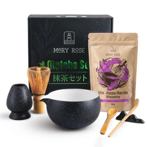 Σετ δώρου για την προετοιμασία Purple Matcha