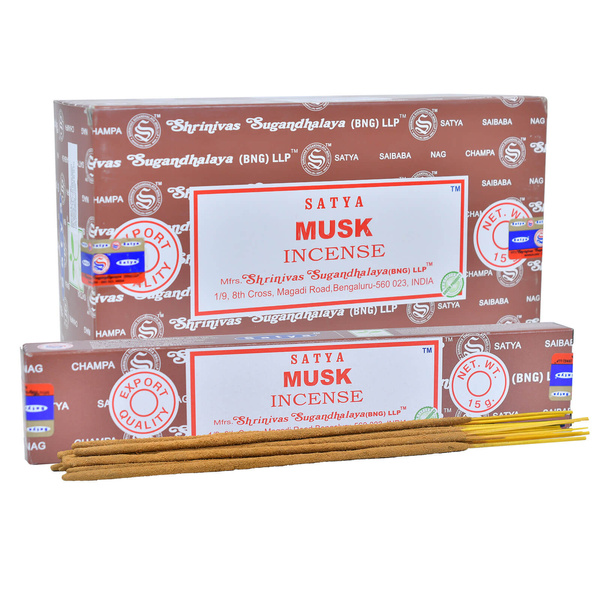 Μπαστουνάκια θυμιάματος Satya – Musk