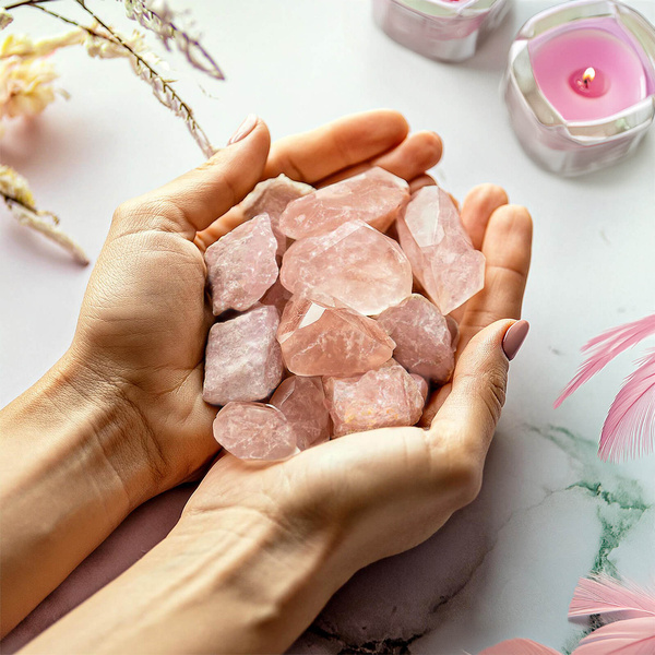 Ροζ χαλαζία (ακατέργαστη πέτρα) 50g