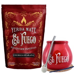 Σετ εκκίνησης για Yerba Mate El Fuego 500g STRONG