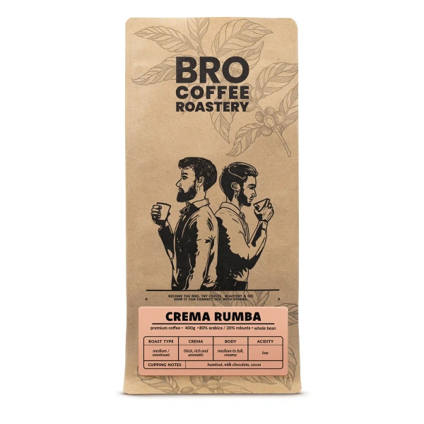 Bro Coffee Roastery – Καφές ολόκληρος Crema Rumba 400 γρ