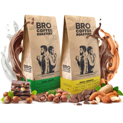 Σετ καφέ Bro Coffee Roastery Brazil Samba + Brazil Cerrado 2x1kg (2kg)