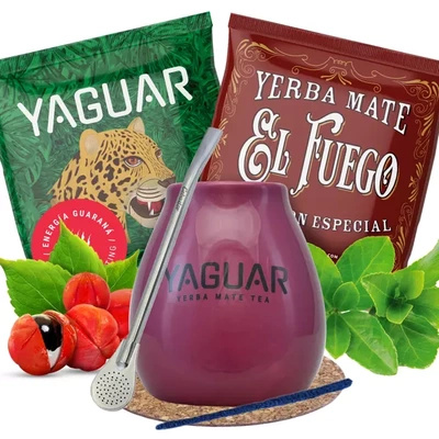 Yerba mate σετ Calabash Bombilla + 2x50g