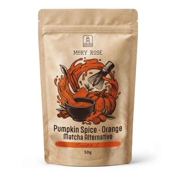 Mary Rose – Orange Matcha Alternative – Pumpkin Spice (σε σκόνη) 50 γρ