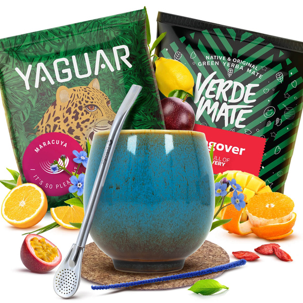 Σετ Yerba Mate 2x50g Calabash + Bombilla