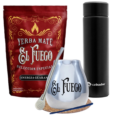 Σετ θερμός Yerba Mate El Fuego Energia 500g