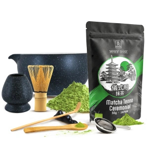 Τελετουργικό σετ παρασκευής τσαγιού matcha: ιαπωνική βιολογική matcha 30g + αξεσουάρ