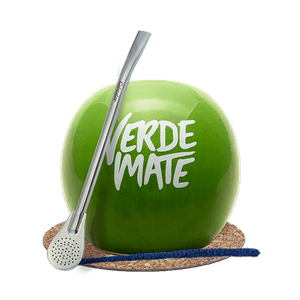 Σετ κολοκύθα + Bombilla 19cm για yerba mate