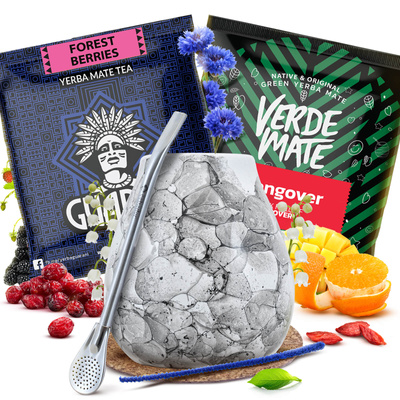 Σετ Yerba Mate 2x50g Calabash + Bombilla