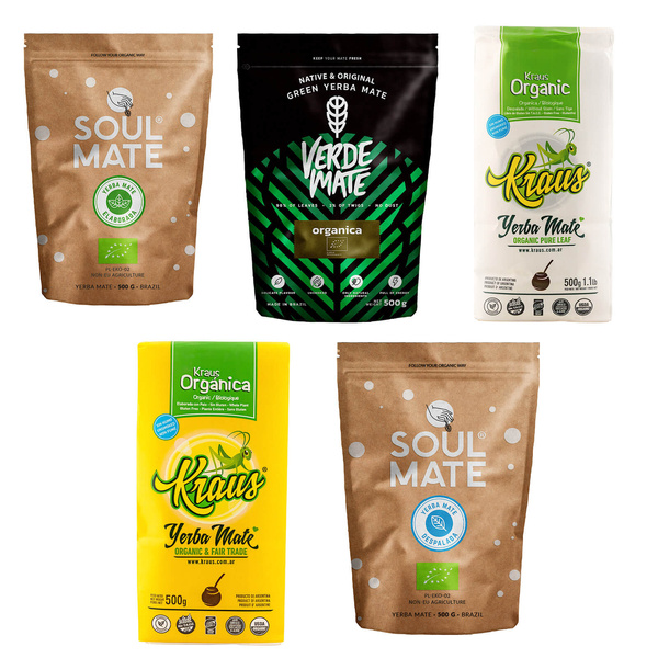 Σετ βιολογικού τσαγιού Yerba Mate 5x0,5kg