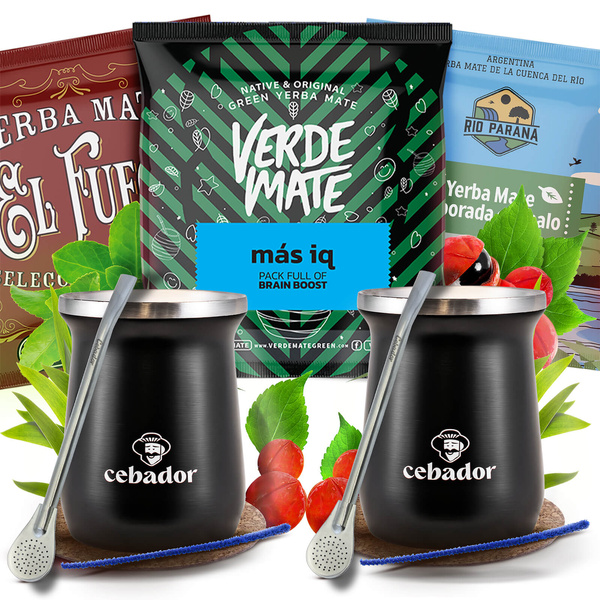 Σετ Yerba Mate για δύο 3x50g 150g 2x TermoMate + 2x Bombilla