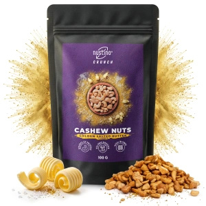 Nustino Crunch – καβουρδισμένα κάσιους – Golden Salted Butter 100 γρ.