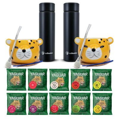 Σετ Yerba Mate Thermos Bombilla για δύο άτομα 500g