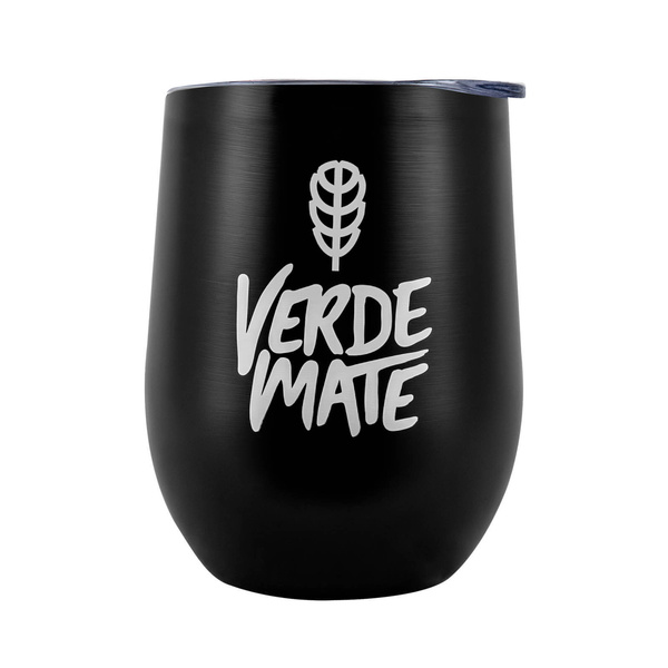 TermoLid - δοχείο από ανοξείδωτο χάλυβα με καπάκι - Verde Mate (μαύρο) - 350 ml