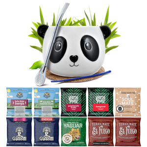 Yerba Mate 10x50g 500g σετ δειγμάτων + αξεσουάρ