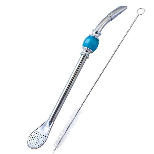 Bombilla Grande με μπλε πέτρα