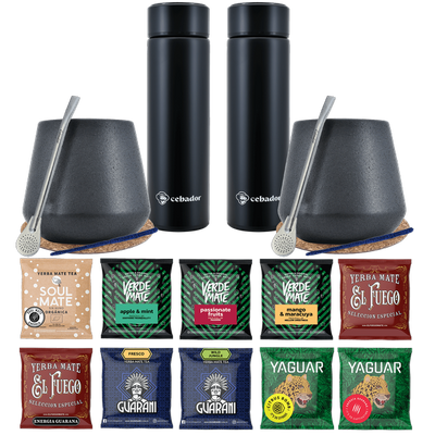 Σετ Yerba Mate Thermos Bombilla για δύο άτομα 500g