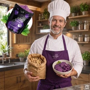 Nustino – Φυστικοβούτυρο σε σκόνη – Ube (χωρίς προσθήκη ζάχαρη) 400 γρ.